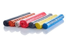hdpe / lldpe bags  on roll (aka garbage bags)